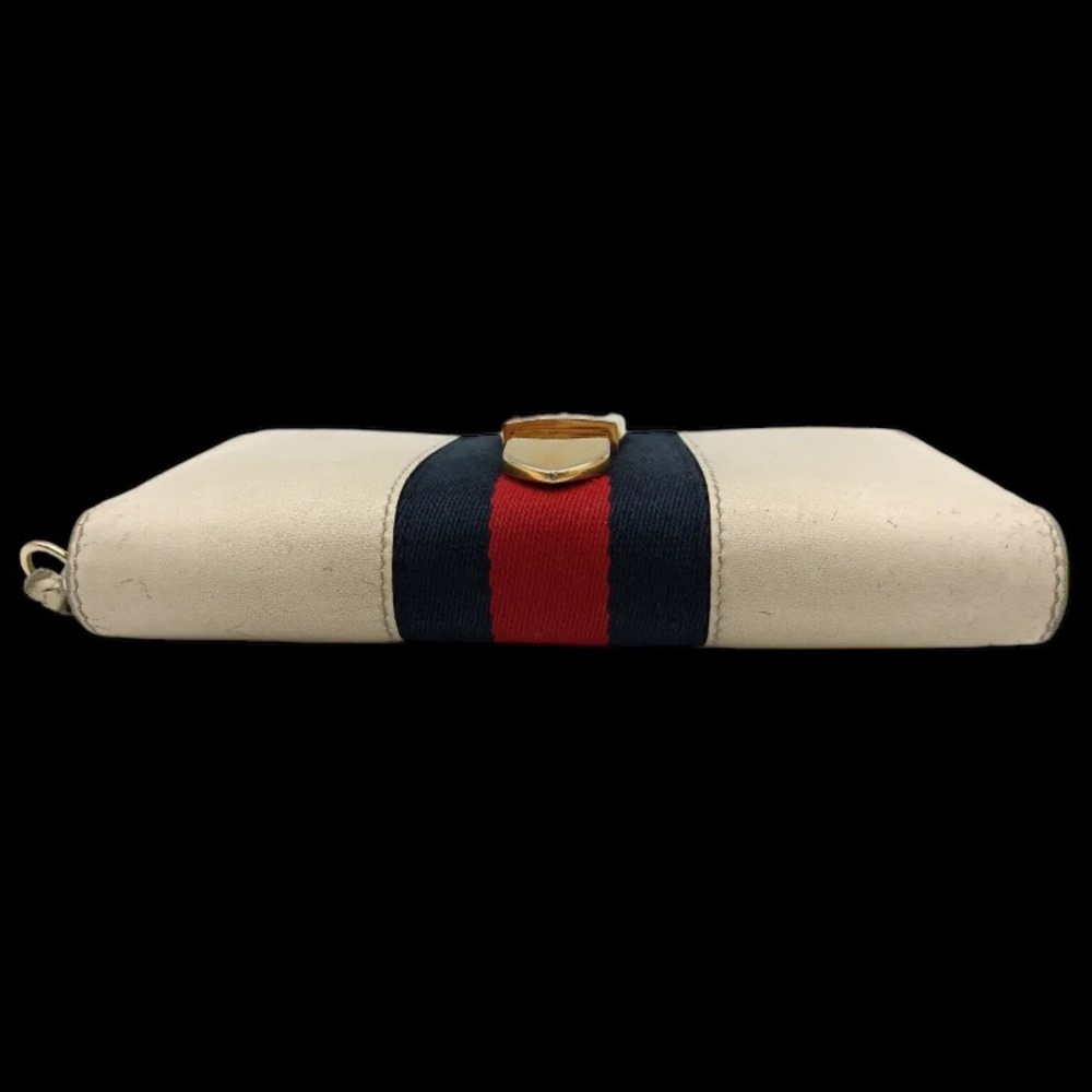 Gucci Sylvie Leather Zip Around Zippy Wallet - Picture 7 of 10